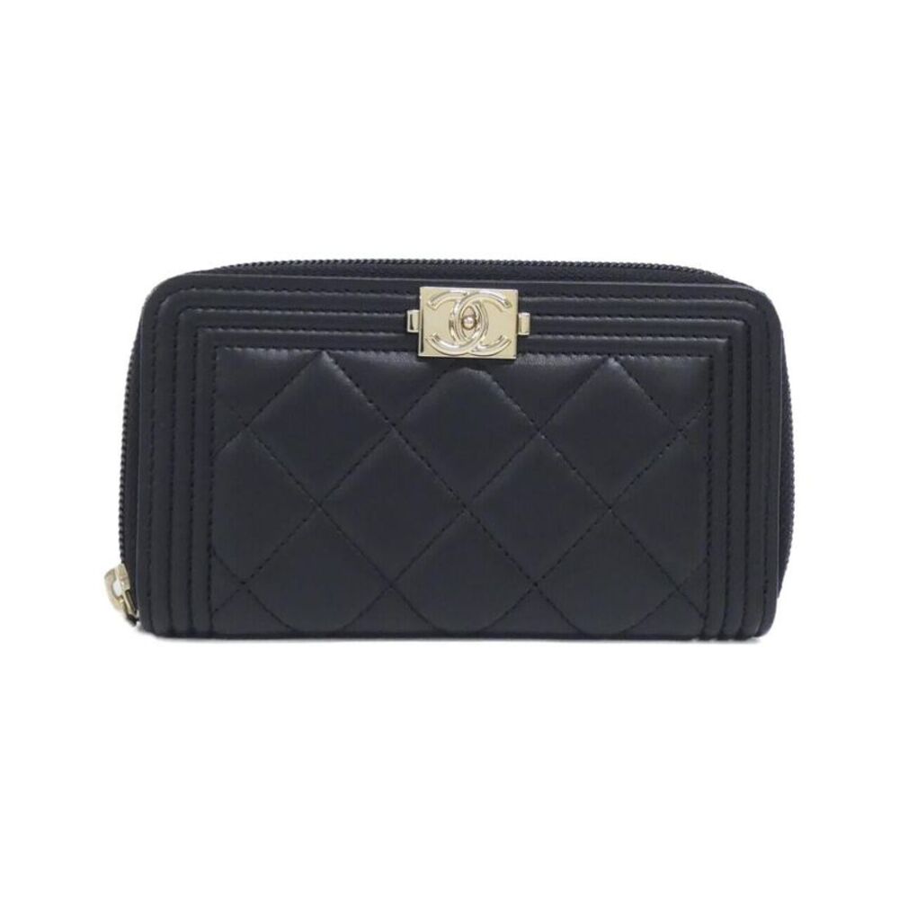 Chanel Boy Chanel Lambskin Wallet
